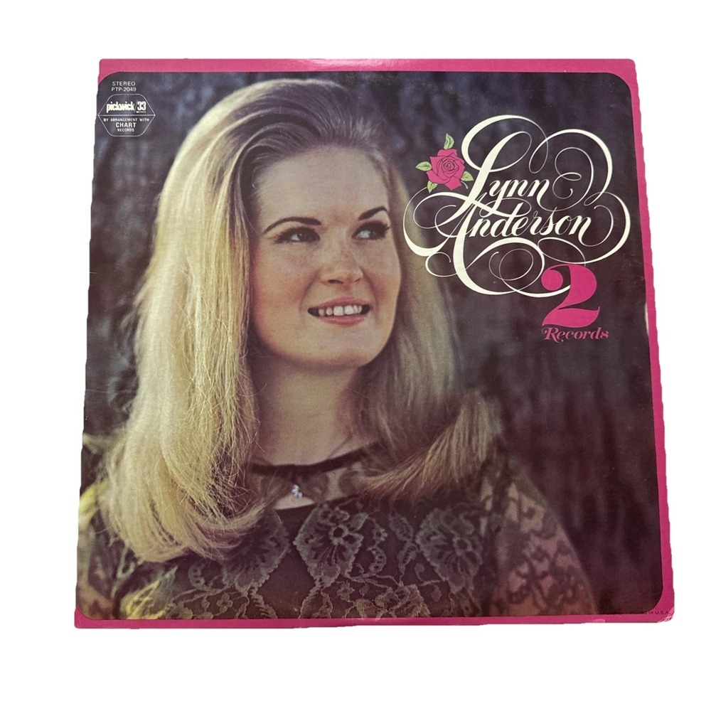 Lynn Anderson Self Titled 1973 2 Vinyl LP Compilation Pickwick PTP 2049 VG+